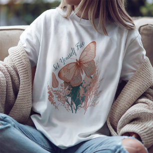 Camiseta Borboleta Liberta-te
