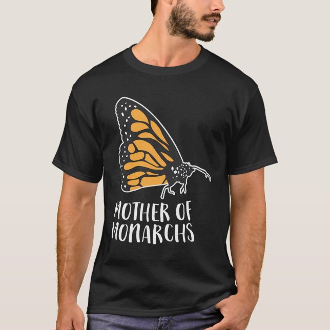 Camiseta Borboleta Mãe De Monarcas Borboleta (Frente)