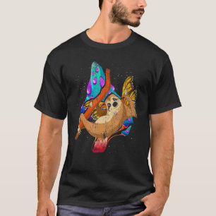 Camiseta Borboleta Mágica Inseto Tropical Animal de Zoológi
