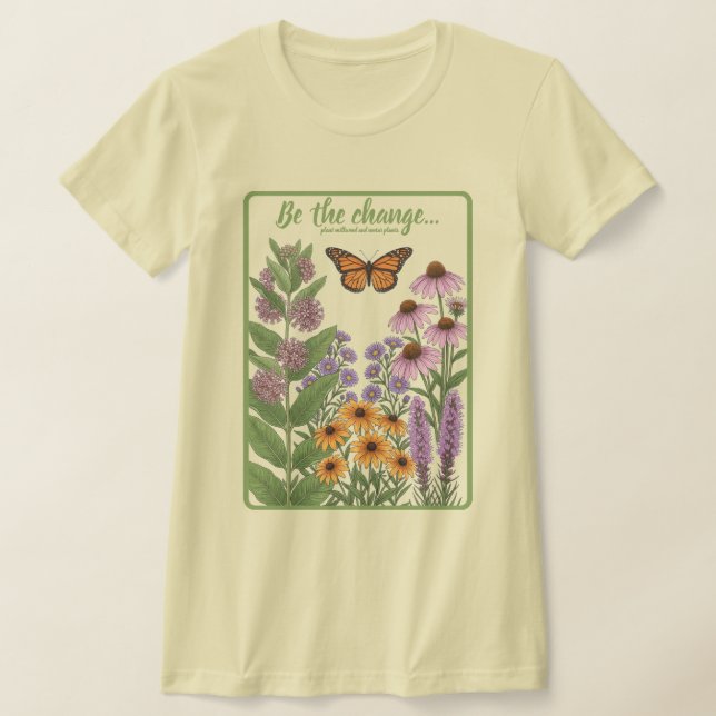 Camiseta Borboleta Monarca (Postura )