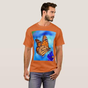 Camiseta Borboleta Monarca Ameaçada Vida Selvagem