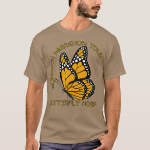 Camiseta Borboleta Monarca Bonita Dizendo Migração Monarc