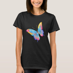 Camiseta Borboleta Monarca Borboleta Arco-Íris Borboleta