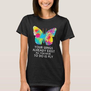 Camiseta Borboleta Monarca Suas Asas Já Existem