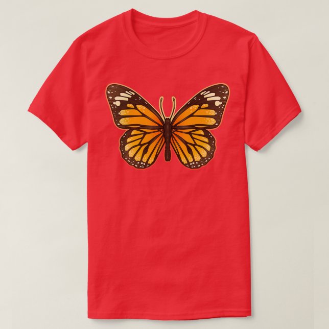 Camiseta Borboleta Monarch 65 (Frente do Design)
