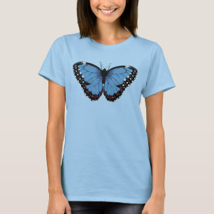 Camiseta Borboleta Morpho Azul