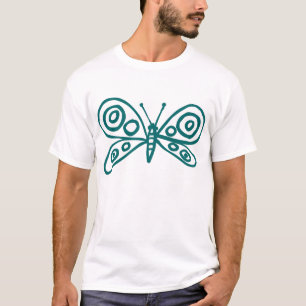 Camiseta Borboleta - Musgo Verde