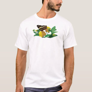 Camiseta Borboleta na Lantana Amarela Masculina
