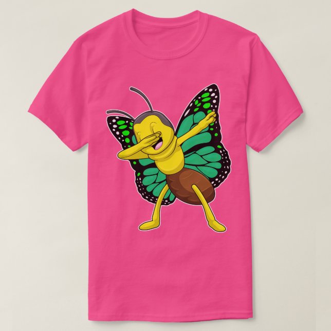 Camiseta Borboleta no laboratório Dance Dance Dab (Frente do Design)