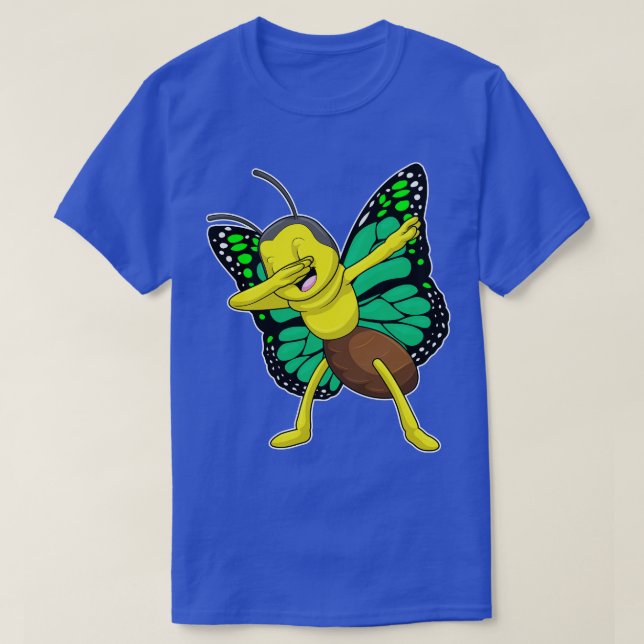 Camiseta Borboleta no laboratório Dance Dance Dab (Frente do Design)