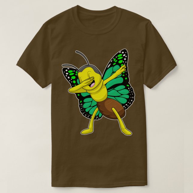 Camiseta Borboleta no laboratório Dance Dance Dab (Frente do Design)