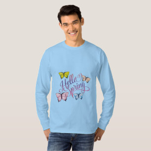 Camiseta Borboleta Olá Primavera
