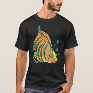 Camiseta Borboleta Peixes Aquarentários Água Do Mar Águas S