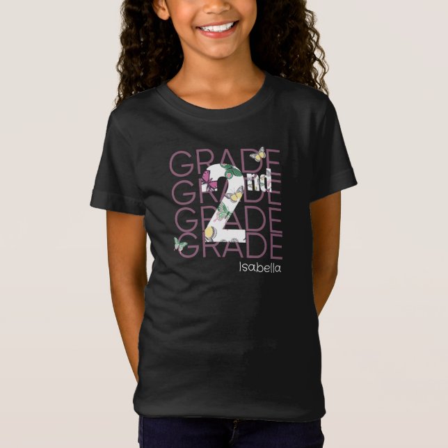 Camiseta Borboleta Personalizada Segundo Grau (Frente)