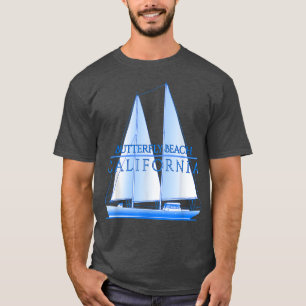 Camiseta Borboleta Praia Costeira Náutica Navegante T-
