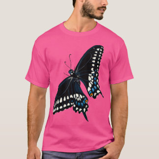 Camiseta Borboleta Preta Swallowtail 2