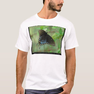 Camiseta Borboleta Preta Swallowtail - Presentes de Amor e