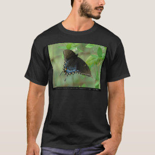 Camiseta Borboleta Preta Swallowtail - Presentes de Amor e