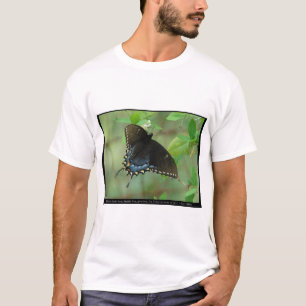 Camiseta Borboleta Preta Swallowtail - Presentes de Amor e