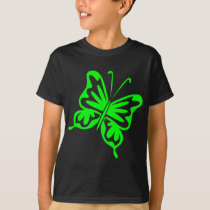 Camiseta Borboleta retro - verde