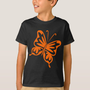 Camiseta Borboleta Retroativa - Laranja