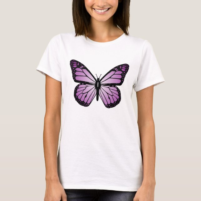 Camiseta Borboleta Roxa (Frente)