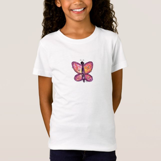 Camiseta Borboleta Roxa Whimsic (Frente)