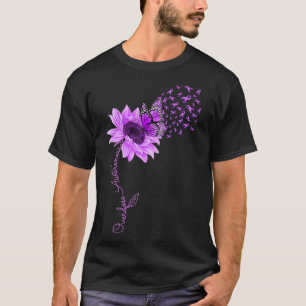 Camiseta Borboleta Roxo Fita Roxo Awarene Sobredosagem de G