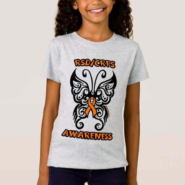 Camiseta Borboleta/… RSD/CRPS tribal (Frente)