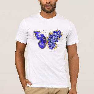 Camiseta Borboleta Safira Flor