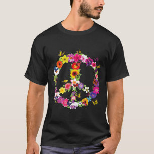 Camiseta Borboleta Sinal de Paz Floral Flor Jardim Natureza