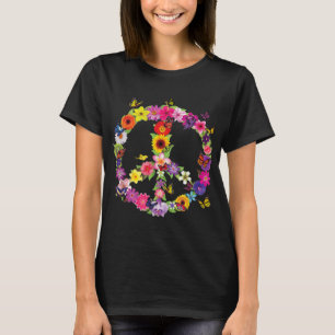 Camiseta Borboleta Sinal de Paz Floral Flor Jardim Natureza