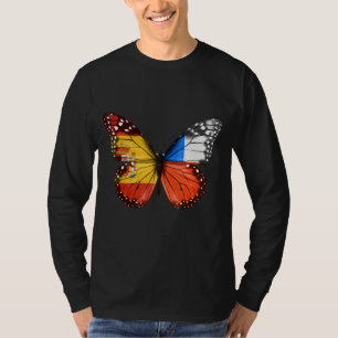 Camiseta Borboleta Sinalizador chilena espanhola