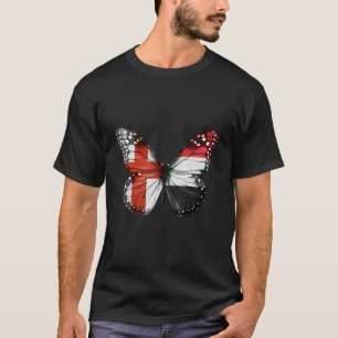 Camiseta Borboleta Sinalizador Sírio Inglês