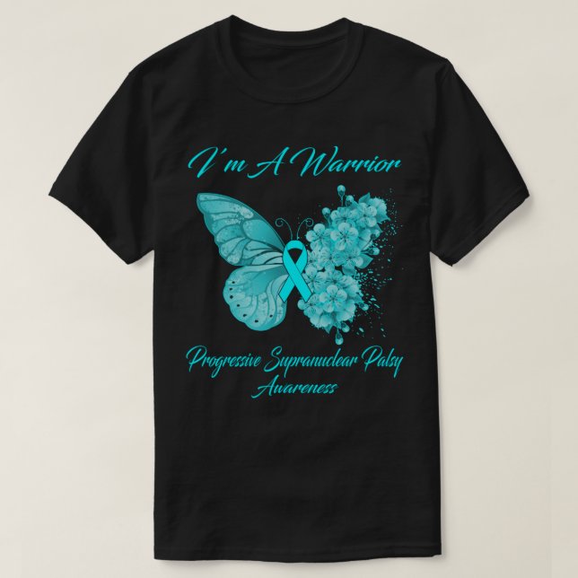 Camiseta Borboleta Sou um Guerreiro Supranuclear Progressiv (Frente do Design)