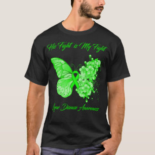 Camiseta Borboleta Sua Luta É A Minha Luta Contra A Doença 