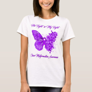 Camiseta Borboleta Sua Luta É Minha Luta Chiari