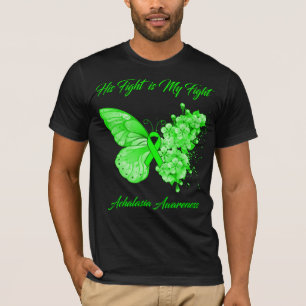 Camiseta Borboleta Sua Luta É Minha Luta Contra Awarenes Ac