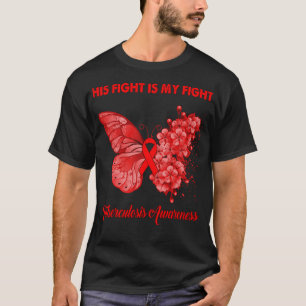 Camiseta Borboleta Sua Luta É Minha Luta Contra Tuberculos