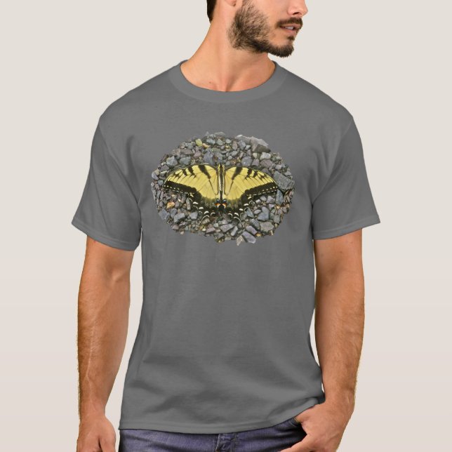Camiseta Borboleta Tiger Swallowtail Cada Dia é um Presente (Frente)