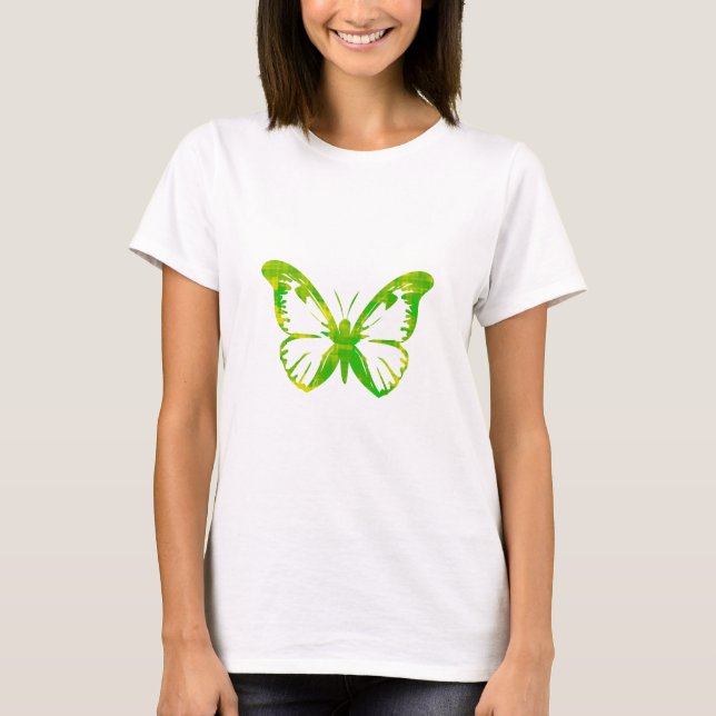 Camiseta Borboleta verde (Frente)