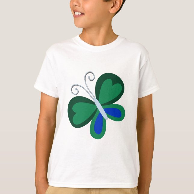 Camiseta Borboleta Verde (Frente)