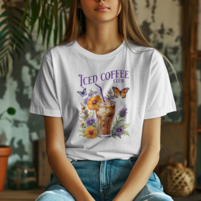Camiseta Borboleta Vintage Clube do Café (Criador carregado)