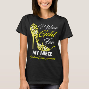 Camiseta Borboleta Visto Dourada Para A Minha Noite De Infâ