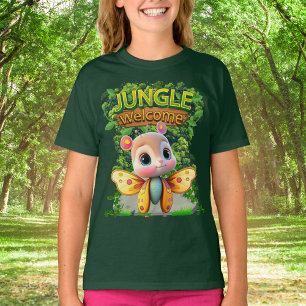 Camiseta Borboleta Whimsical Natureza Selvagem 🦋