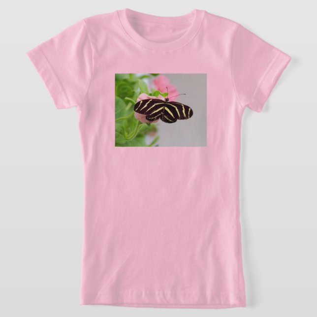 Camiseta Borboleta Zebra Longwing (Postura )
