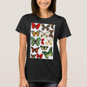 Camiseta Borboletas Azuis Majestosas Morpho
