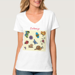 Camiseta Borboletas Caracóis Insetam Thunder_Cove