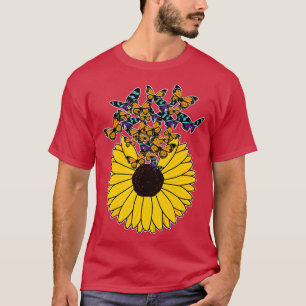 Camiseta Borboletas com girassol