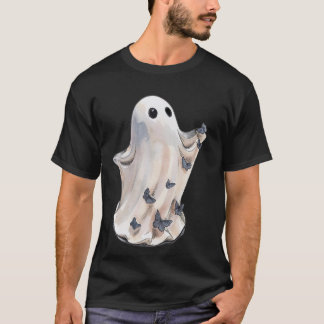 Camiseta Borboletas de Halloween de um único fantasma